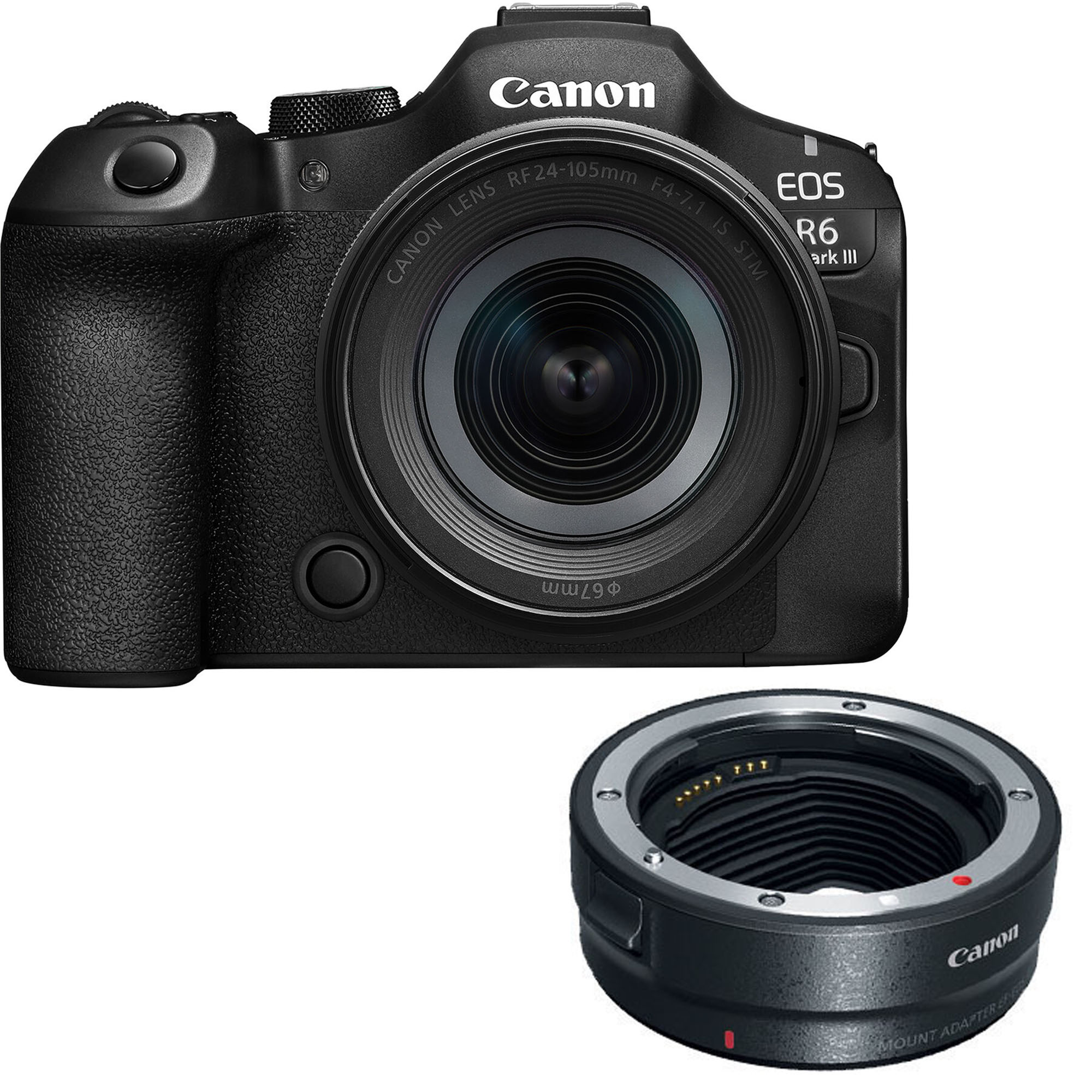 Canon EOS R6 III 24-105 STM + EF-EOS R mount adapter