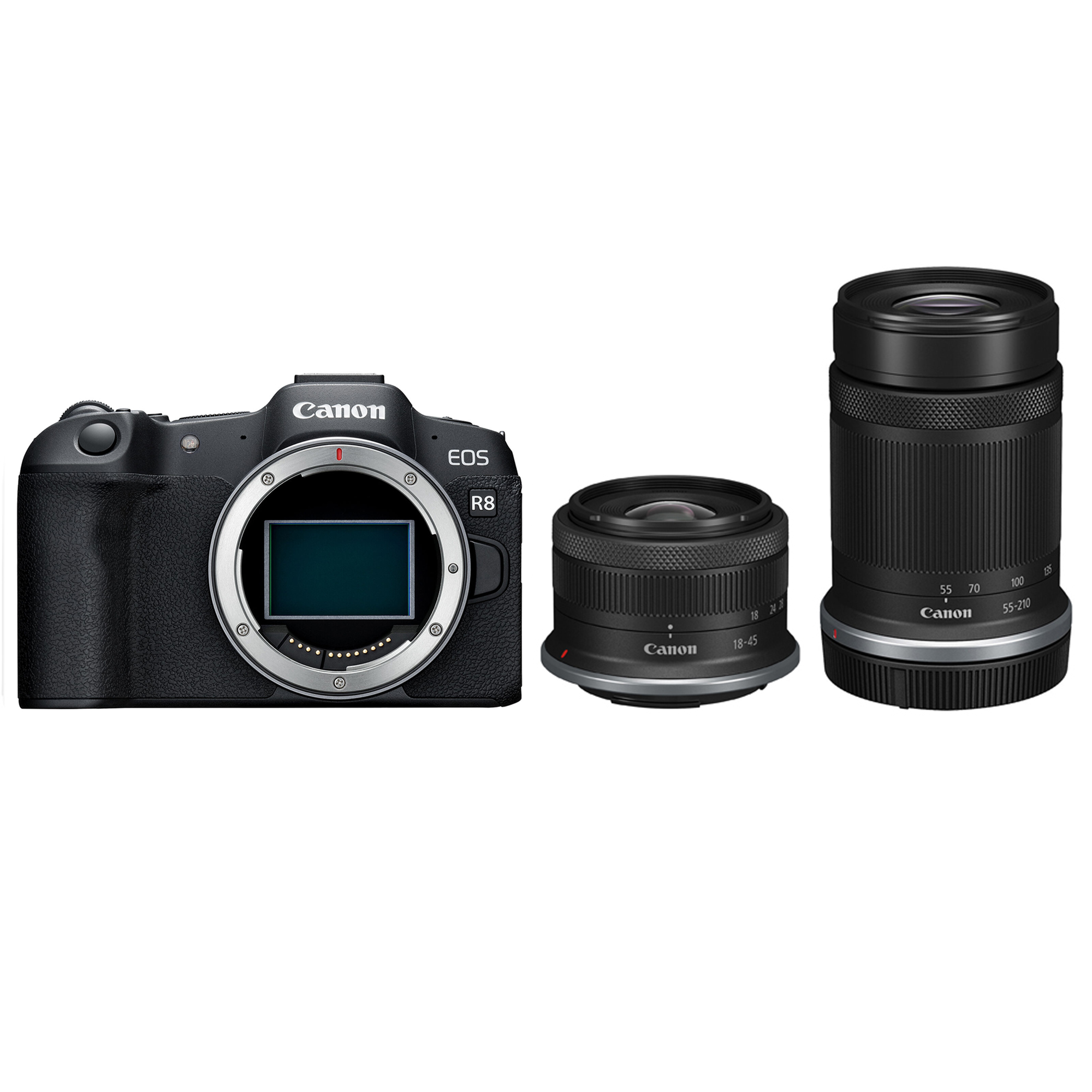 Canon EOS R8 18-45 55-210